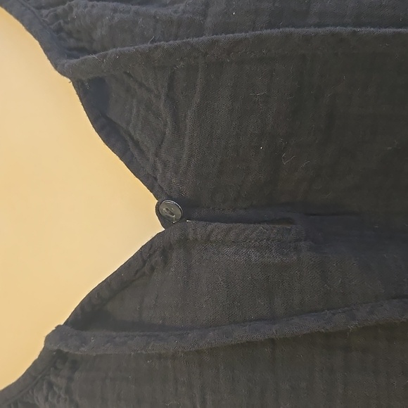 Universal Thread Women's Size M Balloon Long Sleeve Everyday Blouse Black - Picture 2 of 5